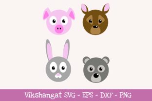 Animal Funny Cute Graphics for Crafts & Branding