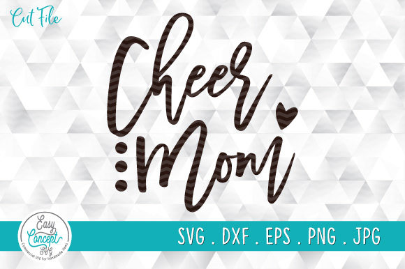 Cheer Mom Funny Gift Lover: A Graphics Review for Crafts