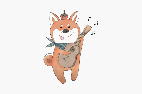 Dog Fall Music Sublimation Png Flie for Crafts and Graphics