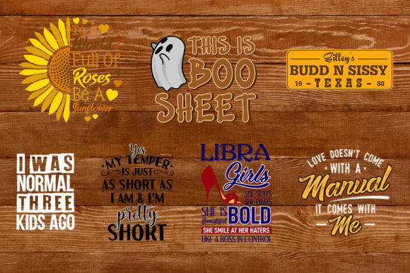 Funny Quotes Bundle: Graphics for Crafts and Content