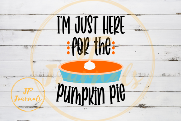 Funny Thanksgiving Pumpkin Pie SVG Graphics and Illustrations Review