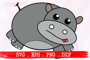 Hippopotamus Cute Face Funny 4: A Graphic Design Asset for Crafts