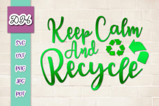 Keep Calm and Recycle Eco Sublimation Graphics