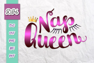 Nap Queen Funny Sign Sublimation Graphics for Crafts