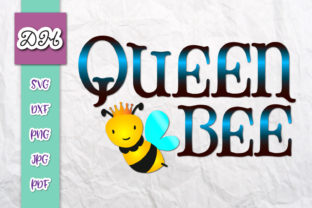 Queen Bee Funny Baby Girl Sublimation Graphics for Crafts
